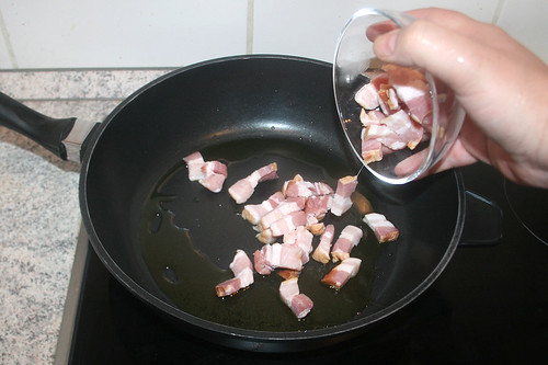 24 - Schinkenspeck anbraten / Fry pork belly