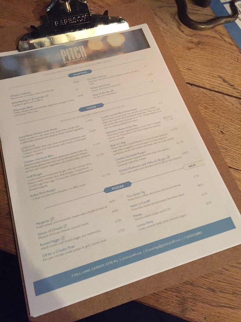 Pitch Cardiff Restaurant Review