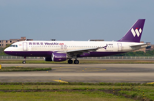A.320-214 C.n 5246 'B-8102' China West Air