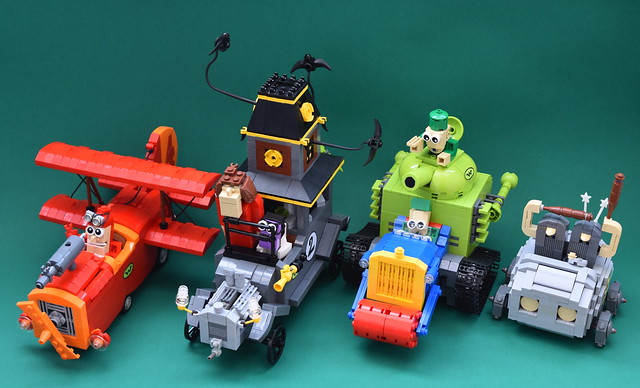 Wacky Races.... LEGO les Fous du Volant