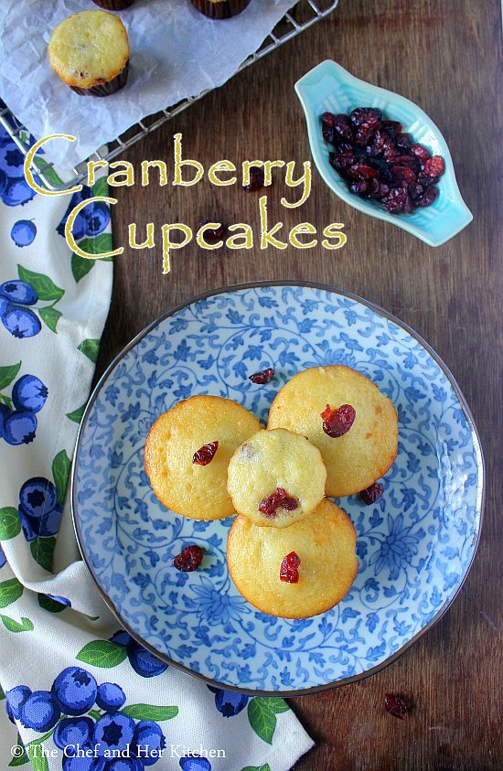cranberry cupcakes
