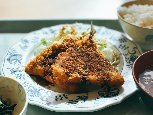 fried mackerel - Japanese food