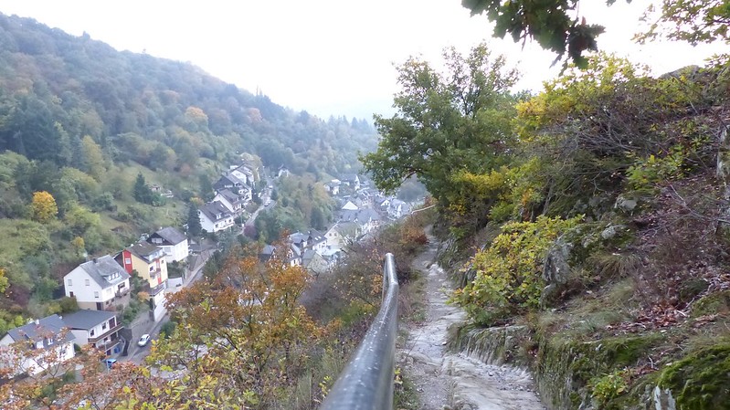 Blick vom Felsenweg auf Oberwesel