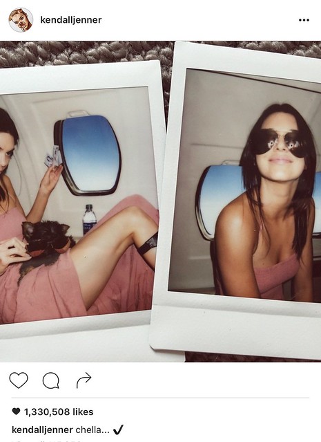 Kendall Jenner Plane Instagram