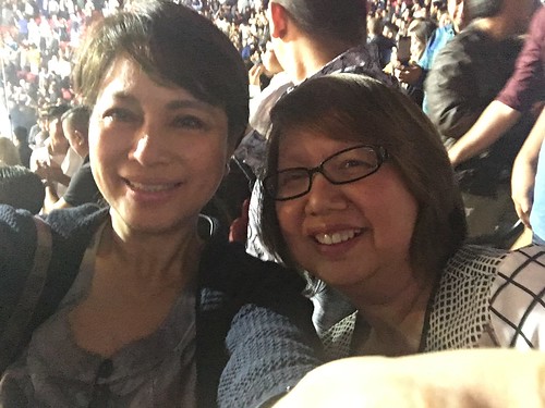 Len and OMB at Pacquiao fight