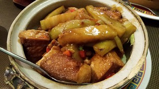 Eggplant and Tofu Hotpot with Special Sauce at Pu Kwong