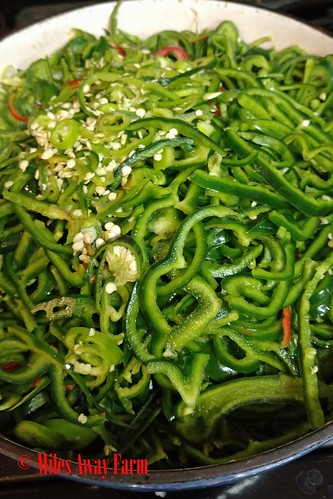 Green pepper sauce