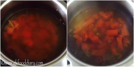Carrot Soup Recipe for Babies, Toddlers and Kids - step 4