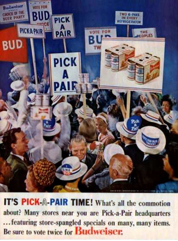 1964-Its-Pick-A-Pair-Time-Budweiser