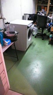 Washing room - not so much water here but enough