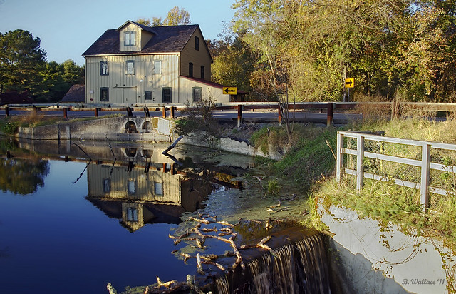 Abbott's Mill Reflection and Falls