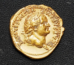 Pompeii gold coin