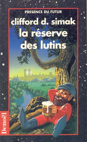 French - Clifford D. Simak - Goblin Reservation - cover artist Hubert de Lartique - reviewed