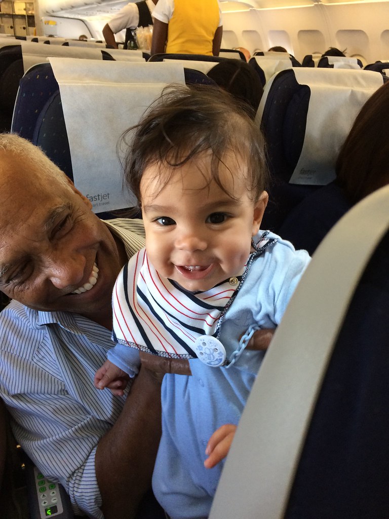 Tips for flying with a baby.