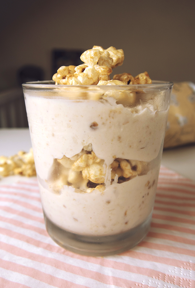 Propercorn smooth peanut & almond frozen yogurt