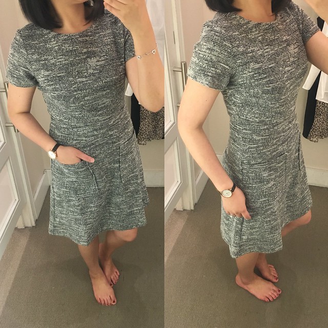  LOFT Tweed Pocket Dress, size 2 regular 