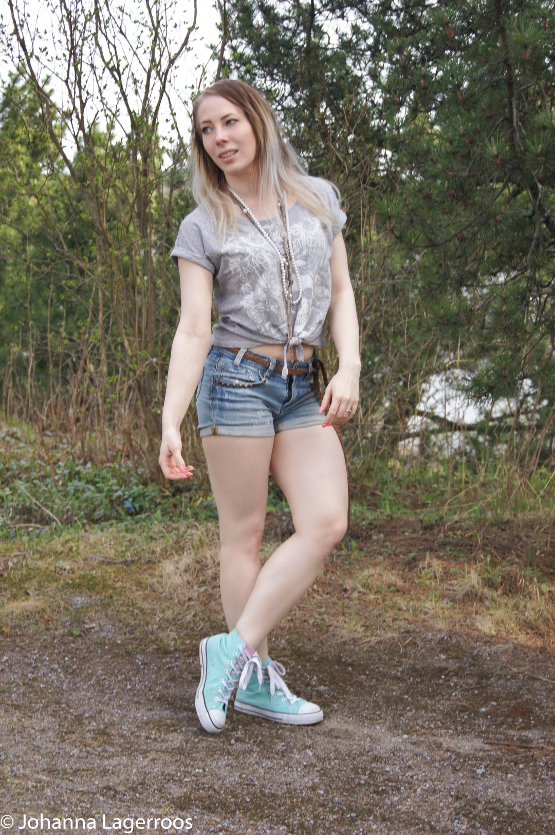 Shorts with sneakers