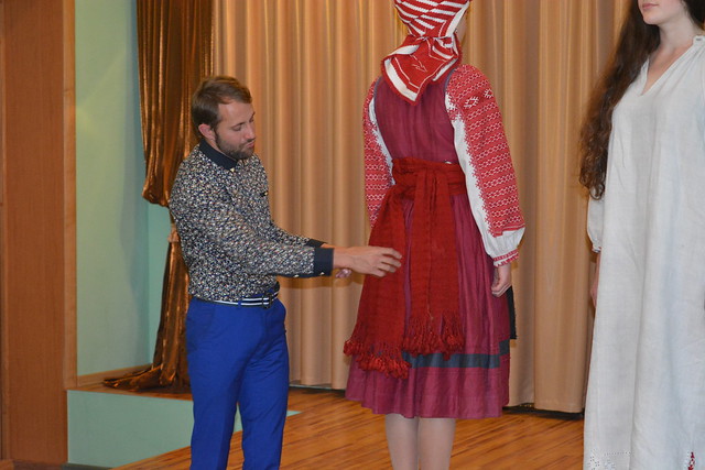 Alexei Belas and folk costumes