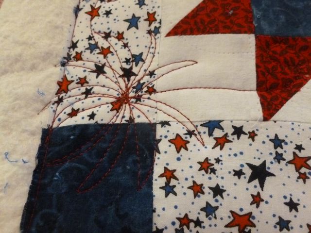 Patriotic Star Mini Quilt ~ From My Carolina Home