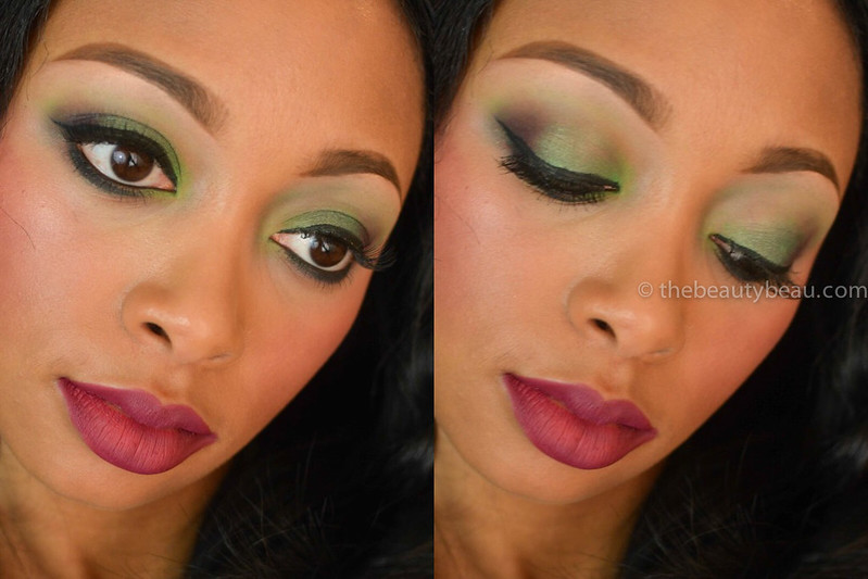 how to wear green smokey eyes, the beauty beau