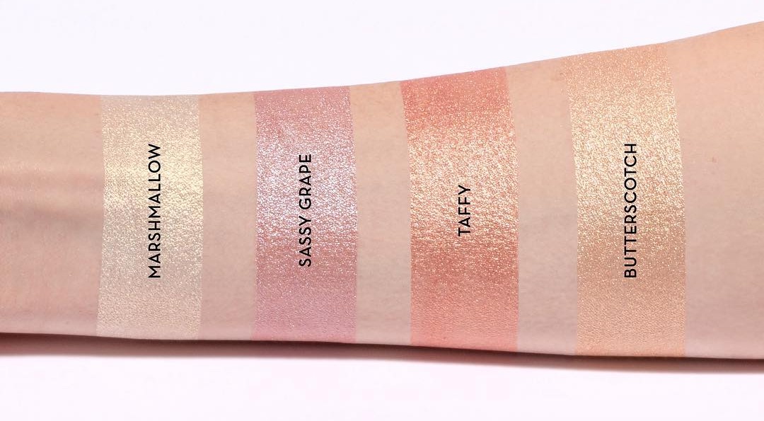 Anastasia Beverly Hills Sweets Glow Kit Swatches