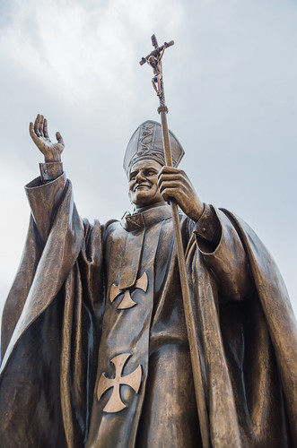 Statue of Pope John Paul II