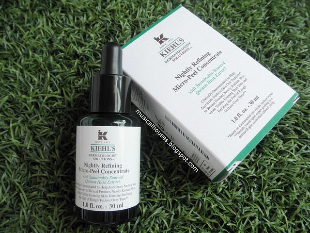 Kiehls Nightly Refining Micro Peel Concentrate Review skincare