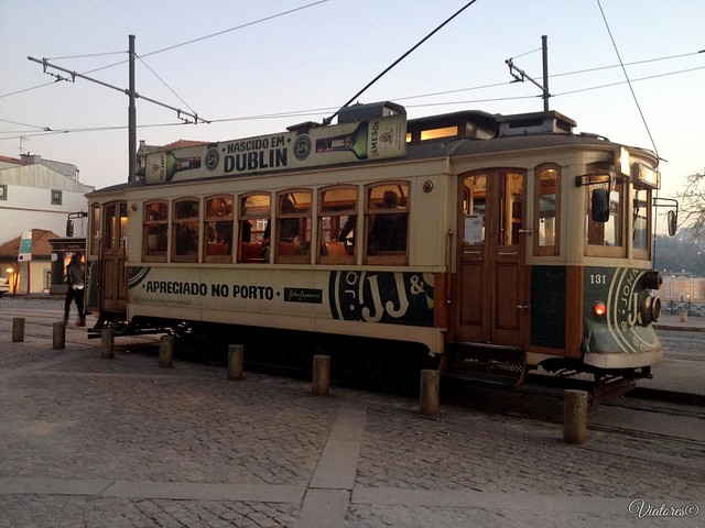 Porto public transport. Tram. Porto. Portugal