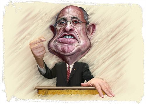 Rudy Giuliani - Caricature Painting
