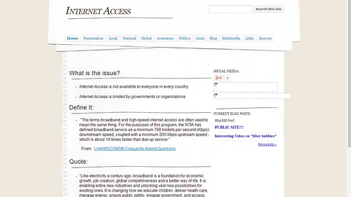 Internet Access Website