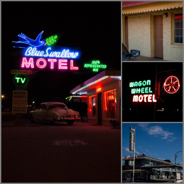 motels collage