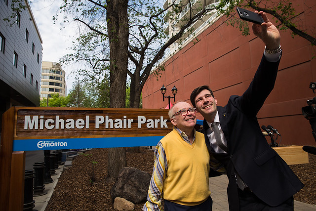Michael Phair Park Unveiling