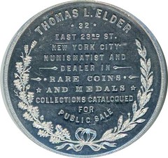 Lot 144 Thomas Elder Portrait Medal reverse