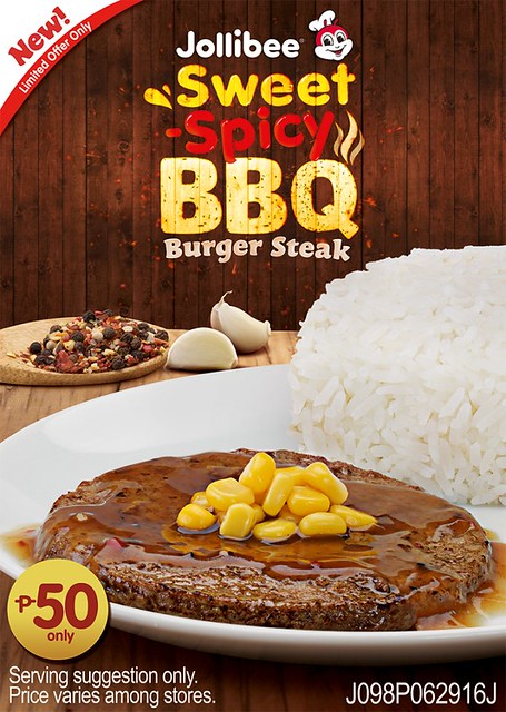 Jollibee Sweet-Spicy BBQ Burger Steak