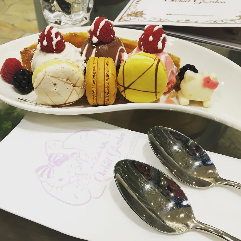 A Garden of Delights at Hello Kitty Cafe Changi Airport Singapore 