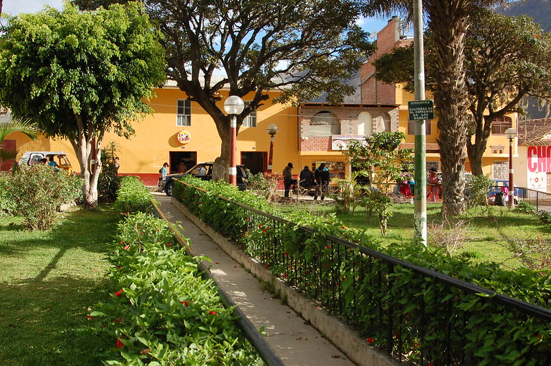 Plaza of Tomayquichua, near Huánuco, Peru