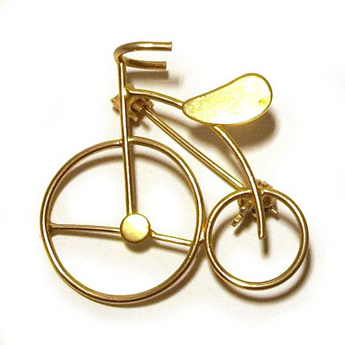 bicycle brooch