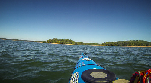 Paddling to Ghost Island in Lake Hartwell-107
