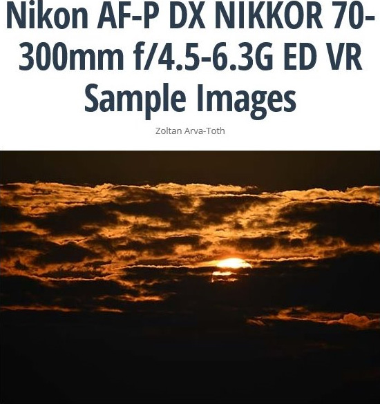 ニコン ニコン AF-P DX NIKKOR 70-300mm f/4.5-6.3G ED VR サンプル画像