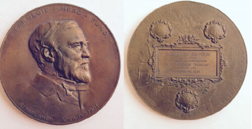 Carnegie Hero medal US original