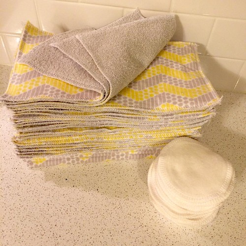 Reusable paper towels and cotton rounds