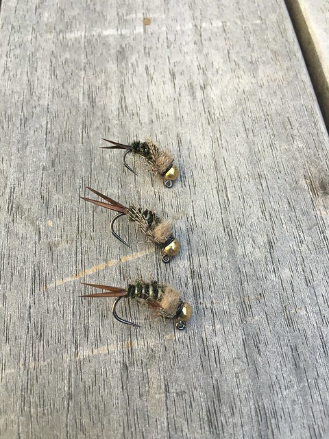 3-pack Tactical Euro Prince Jigged Tungsten Bead Head Nymph Fly