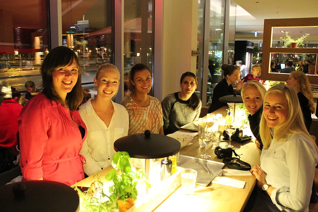 Det var tur för Bossbloggen att hon fick vara med på middag med de här fina bloggarna.