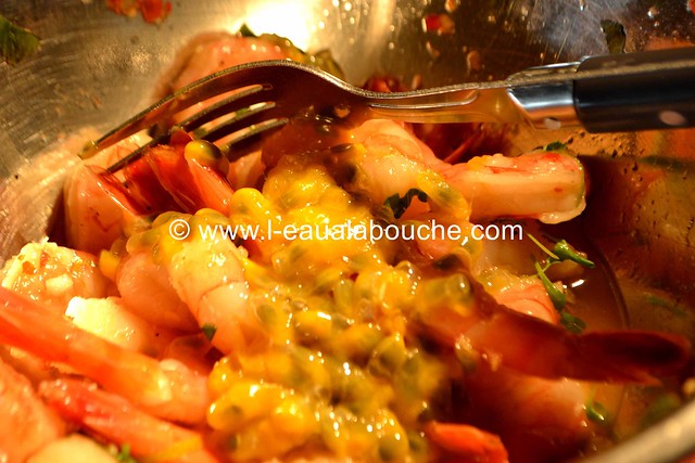 Salade de Crevettes aux Fruits de la Passion © Ana Luthi Tous droits réservés 012