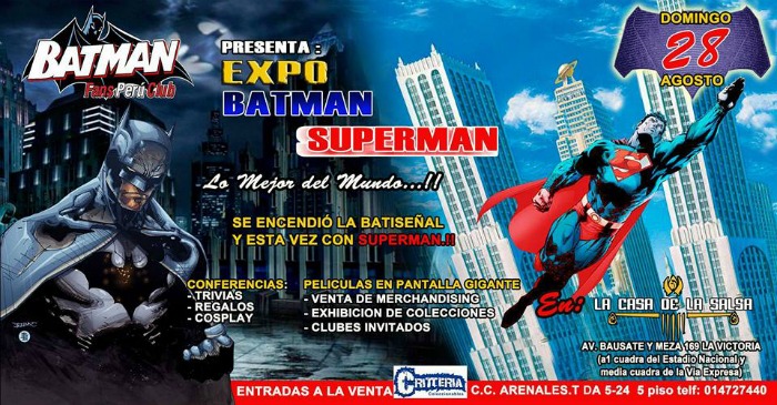 Expo Batman - Superman Lo Mejor del Mundo