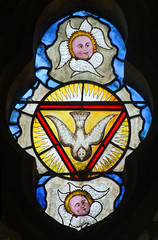 Dove of Holy Trinity descending (by Samuel Yarrington?)