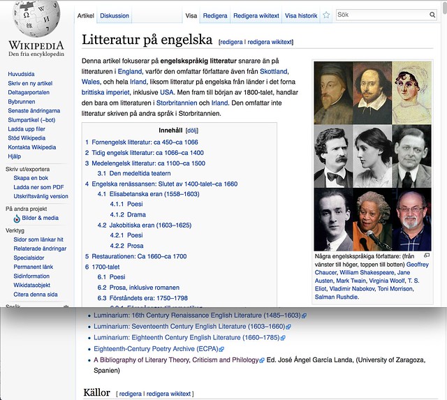 Estoy en la Wikipedia sueca
