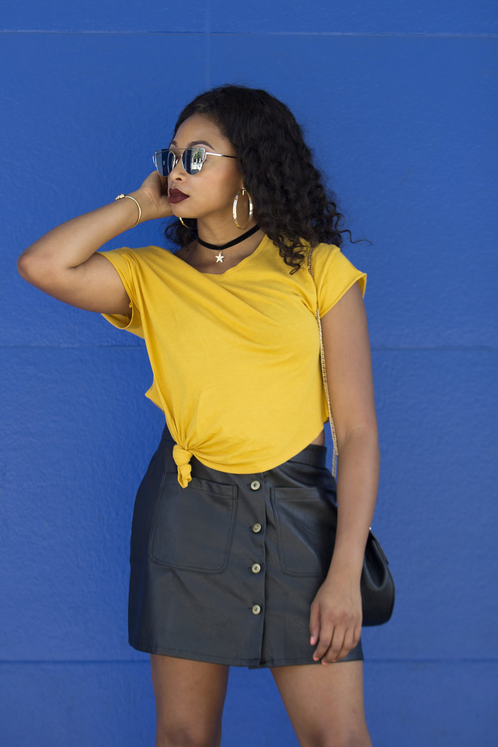 how to wear a knotted tee, louisiana fashion blogger