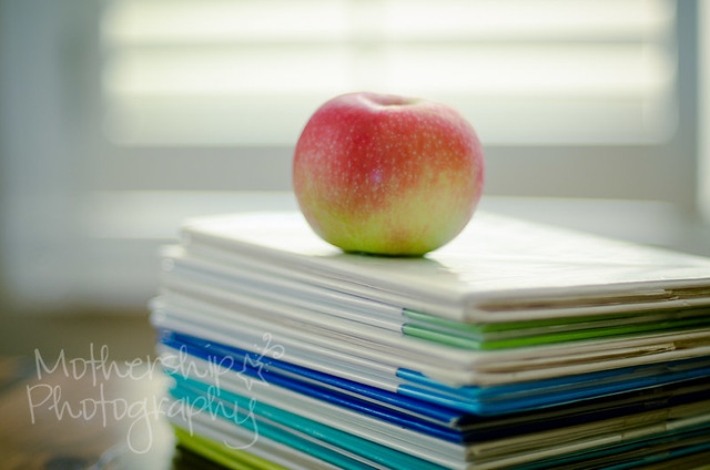 apple on books