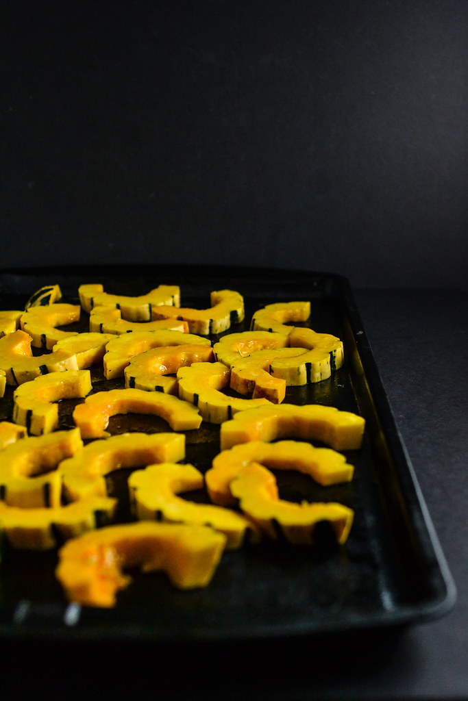 Roasted Delicata Squash with Parmesan and Walnuts | Things I Made Today